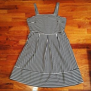 Stitch Fix Black & White striped dress.