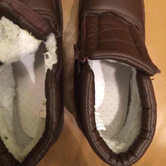 Fur Lined Men shoe , so warm M13 - Picture 3 of 3