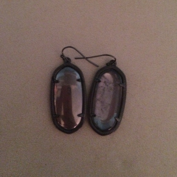 Kendra Scott Elle Mirror Rock Crystal Earrings