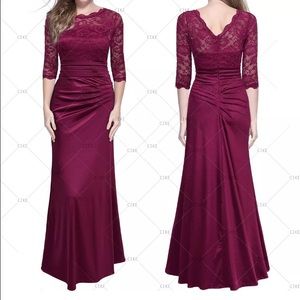 CIKE Formal Lace Dress, XL