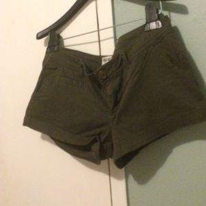 Olive shorts