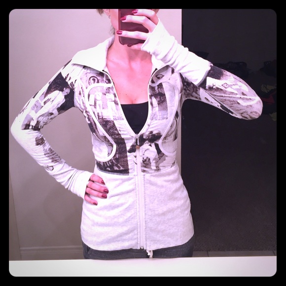 Lululemon grey sweater size 4