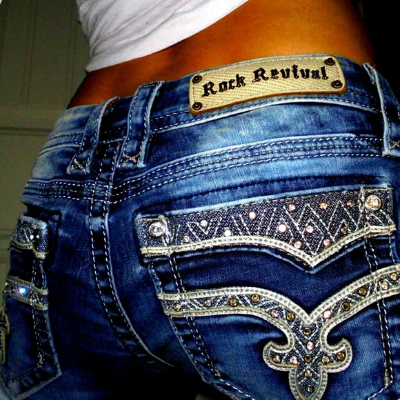 Iso Vivian low-rise rock revival jeans size 27