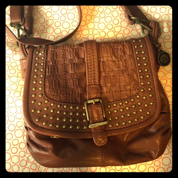 Brown Studded Purse