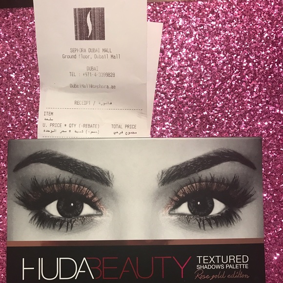Huda Beauty palette ROSE GOLD EDITION