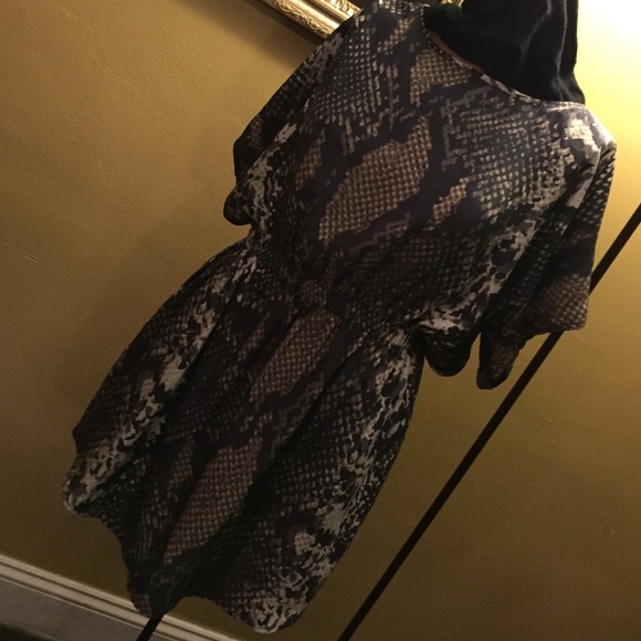 Shirt-Style Print Dress - Picture 1 of 3