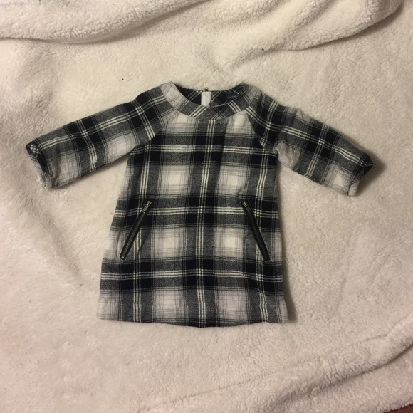Black/White Plaid Baby Gap Dress