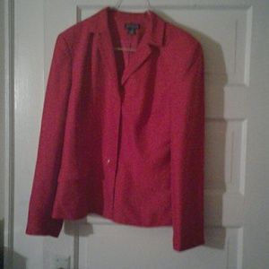 Next to new women ruby red blazer