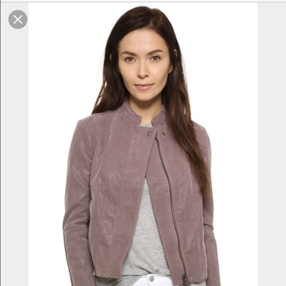 Free People Faux Leather Moto Jacket