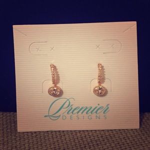 Rosebud earrings