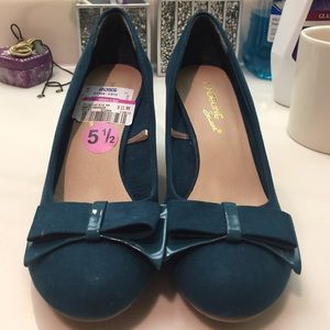 Real wedge heels