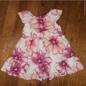 Old Navy red floral dress