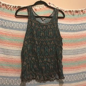 Patterned tank top