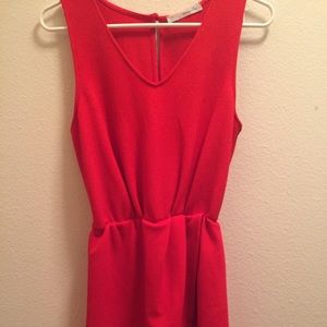 Red romper