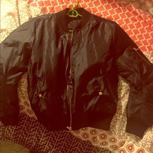 Black Bomber Jacket