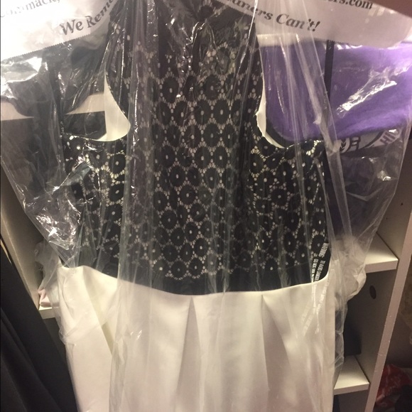 Black and white dress