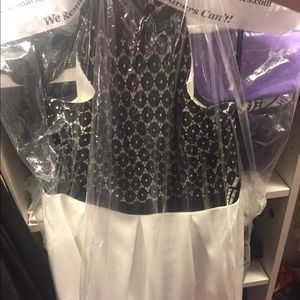 Black and white dress