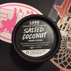 Salted coconut hand scrub