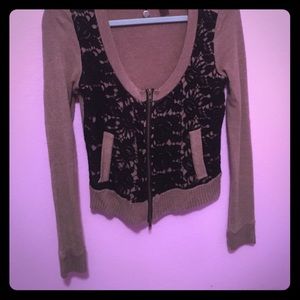 Buckle Lace Sweater