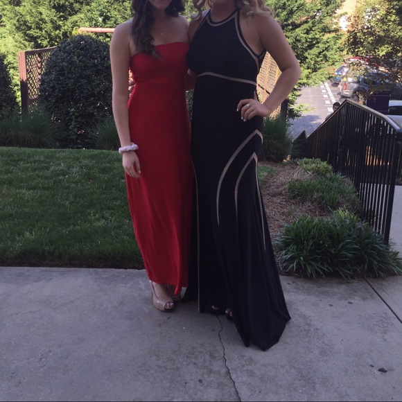 Black long dress