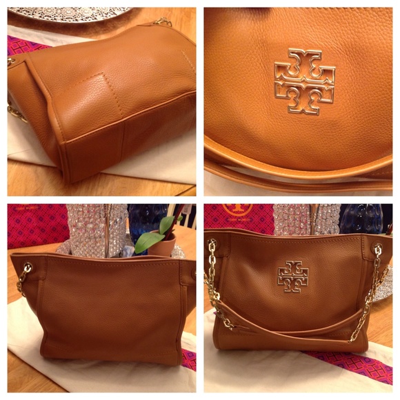 Tory Burch Britten Tote in Bark