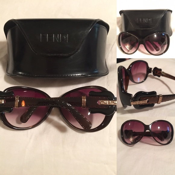 Authentic Fendi Brownish Rose color Bubble Shades - Picture 1 of 4