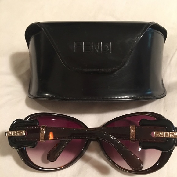 Authentic Fendi Brownish Rose color Bubble Shades main image 4