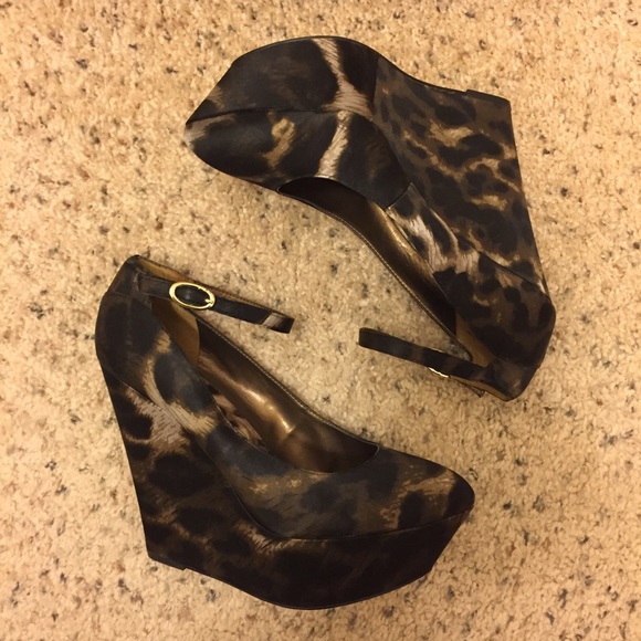 Sam Edelman Leopard Quinn Wedges