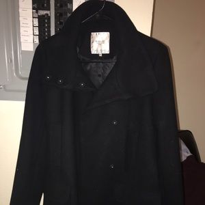 Zara Black Wool Coat