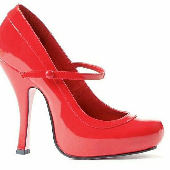 New Leg Avenue Red Patent leather heels