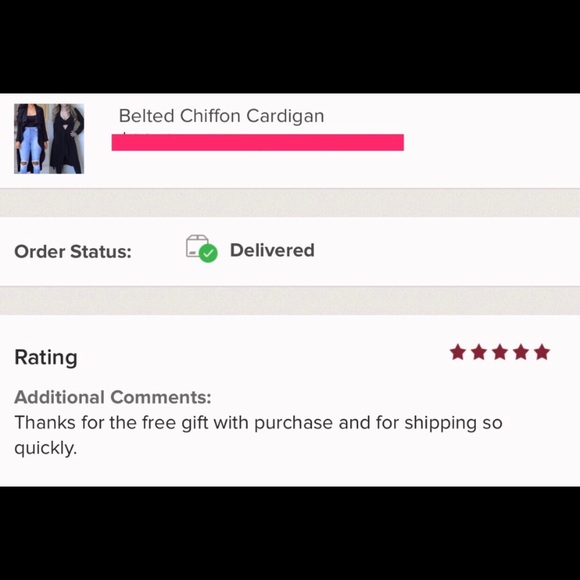 1 LRG. Left! BLK Cardigan - Picture 7 of 7