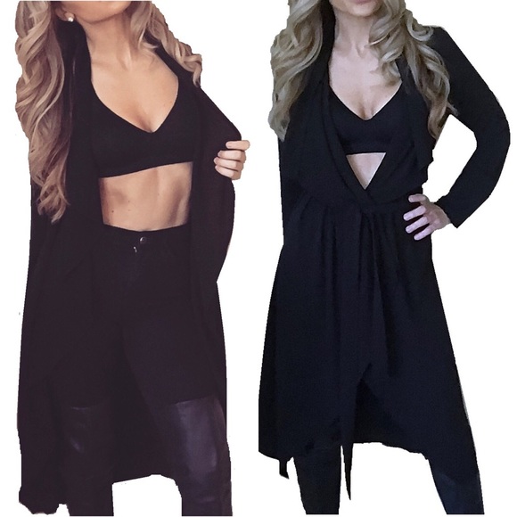 1 LRG. Left! BLK Cardigan - Picture 3 of 7