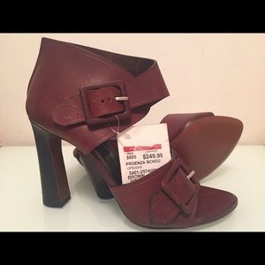 Proenza  Schouler Dual Buckle Leather Sandal