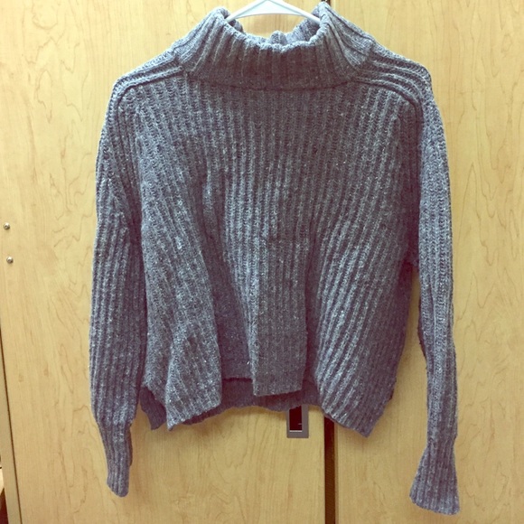 Chunky mock/turtleneck sweater - urban outfitters
