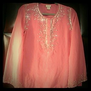 100%silk blouse