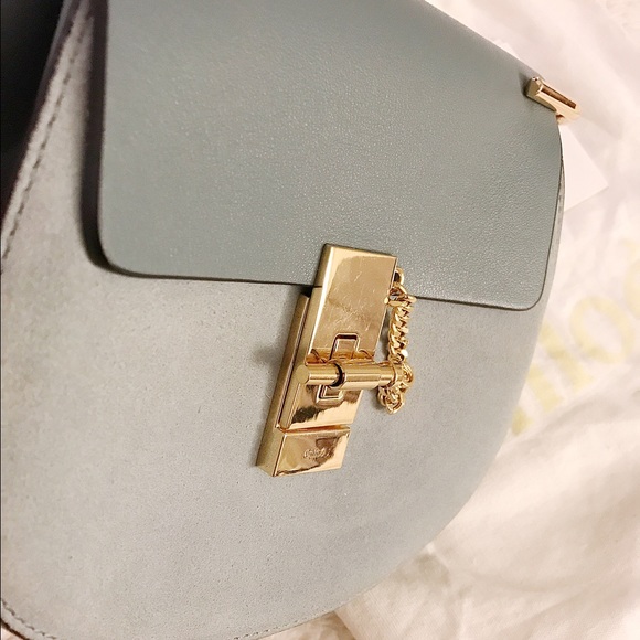 🚫 SOLD 🚫 -Chloe Drew (Leather Suede Cloudy Blue) - Picture 2 of 4