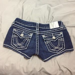 LA Idol Bedazzled Jean Shorts