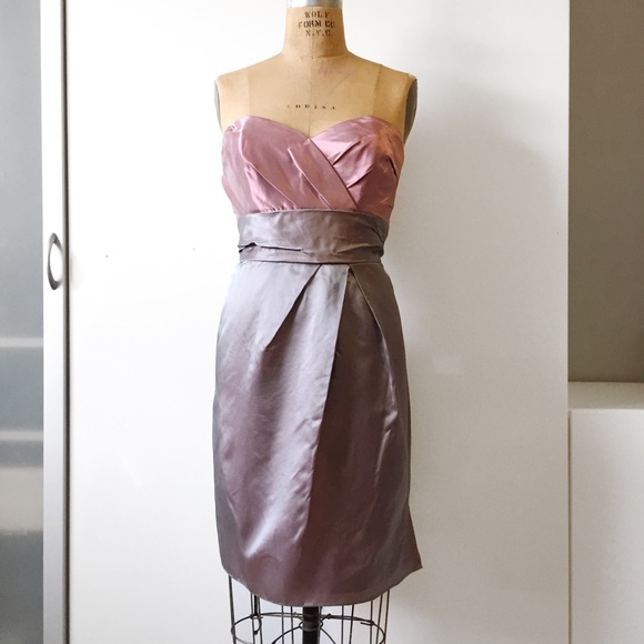 Alvina Valenta #9982 Satin Iridescent Dress - Picture 1 of 4