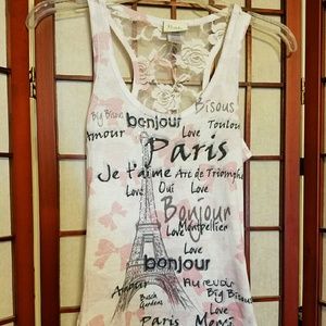 NWOT Paris tank top from Busch Gardens