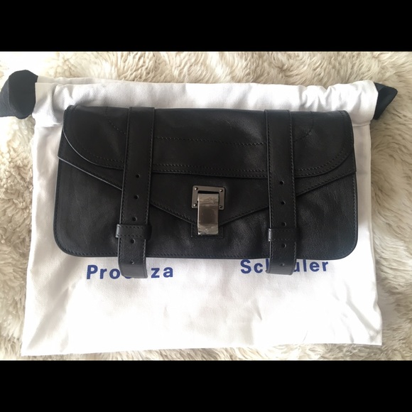 Proenza Schouler PS1 Pouchette leather Clutch