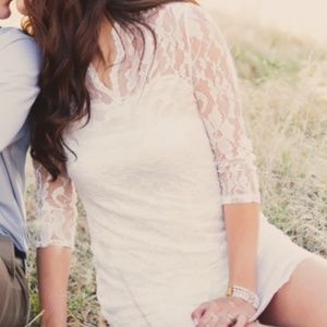 White Lace Dress
