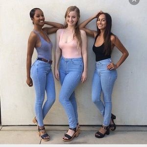 Pencil Jean Medium Stone Wash