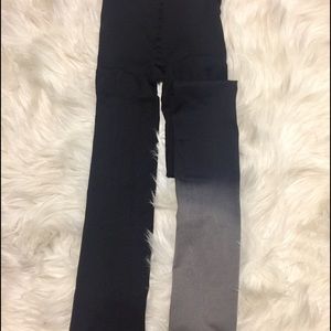 Gray and Black Ombré Tights