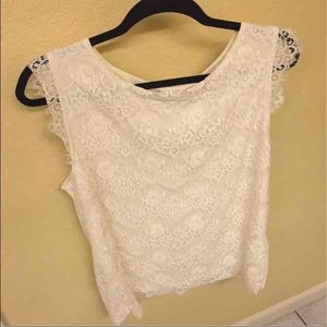 White Lace Top