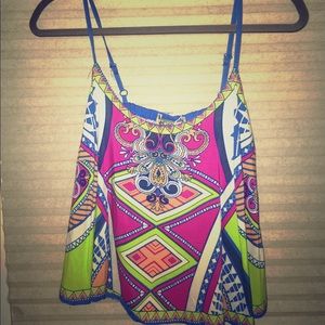 Flying tomato "retro" crop top tank