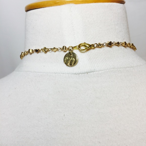 Handmade Gold Dipped Druzy Necklace - Picture 4 of 4