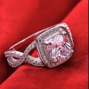 (Size 5) new real silver ring