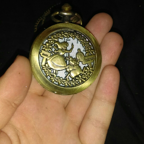 Alice in wonderland pocket watch
