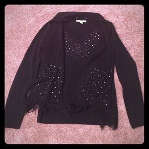 Carolyn Taylor sweater and scarf set