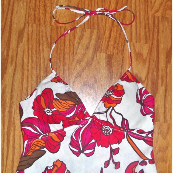 SOLD - Guess Spaghetti Strap Halter Dress - Picture 2 of 2